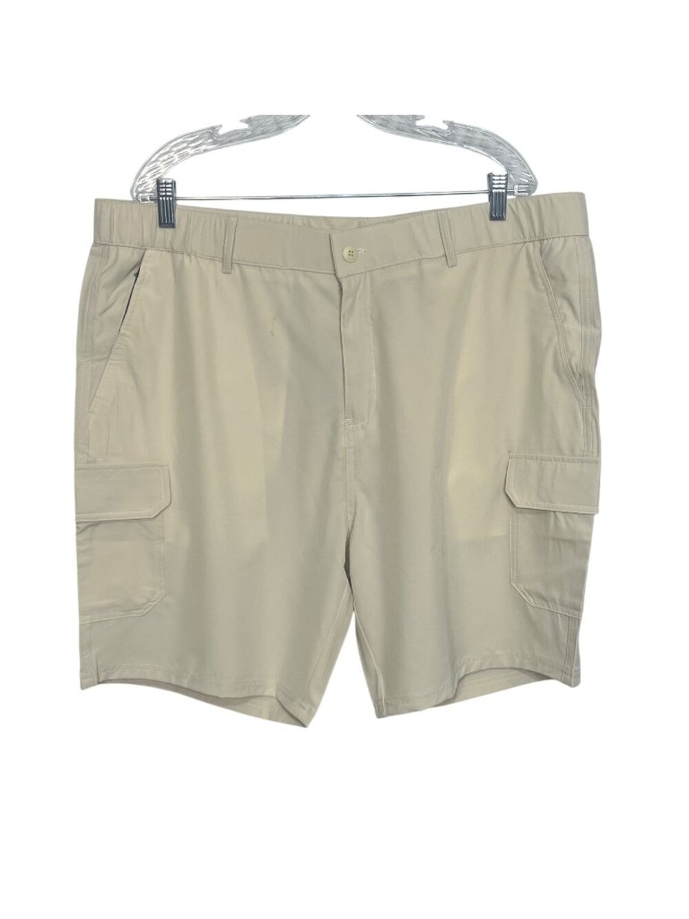 Brisira Cargo Shorts Mens Size 42 Tan New Casual Golf Pockets